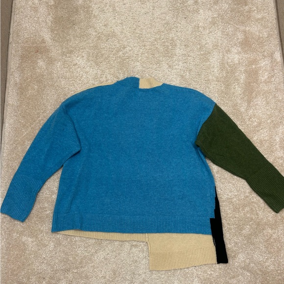 Loewe sweater wool sz s oversized Colorblock Pattern - Picture 8 of 10